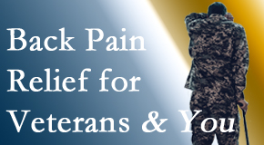 Shoreline Medical Services/ Hutter Chiropractic Office cares for veterans with back pain and PTSD and stress.