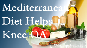 Shoreline Medical Services/ Hutter Chiropractic Office shares recent research about how good a Mediterranean Diet is for knee osteoarthritis as well as quality of life improvement.