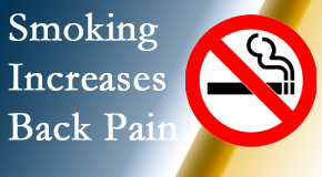 Shoreline Medical Services/ Hutter Chiropractic Office explains that smoking heightens the pain experience especially spine pain and headache.
