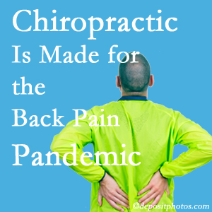 Groton chiropractic care at Shoreline Medical Services/ Hutter Chiropractic Office is prepared for the pandemic of low back pain. 