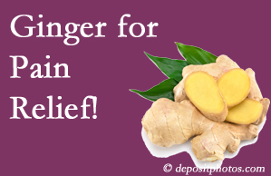 Groton chronic pain and osteoarthritis pain patients will want to investigate ginger for its many varied benefits not least of which is pain reduction. 