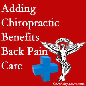Added Groton chiropractic to back pain care plans helps back pain sufferers. 