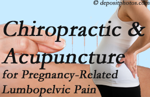 Groton chiropractic and acupuncture may help pregnancy-related back pain and lumbopelvic pain.
