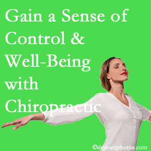 Using Groton chiropractic care as one complementary health alternative boosted patients sense of well-being and control of their health.