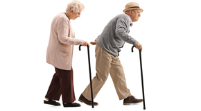 Groton back pain affects gait and walking patterns