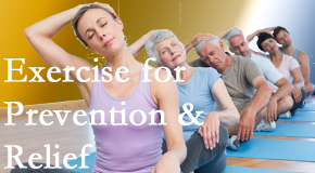 Shoreline Medical Services/ Hutter Chiropractic Office suggests exercise as a key part of the back pain and neck pain treatment plan for relief and prevention.