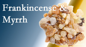 frankincense and myrrh picture for Groton anti-inflammatory, anti-tumor, antioxidant effects