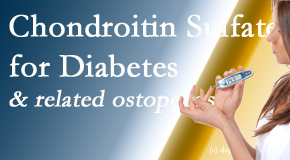 Shoreline Medical Services/ Hutter Chiropractic Office presents new info on the benefits of chondroitin sulfate for diabetes management of its inflammatory and osteoporotic aspects.