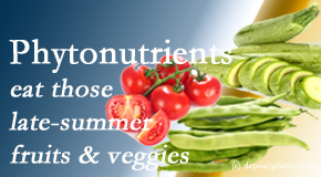 Shoreline Medical Services/ Hutter Chiropractic Office presents research on the benefits of phytonutrient-filled fruits and vegetables. 