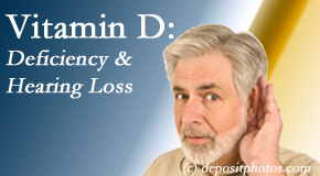 Shoreline Medical Services/ Hutter Chiropractic Office presents new research about low vitamin D levels and hearing loss. 