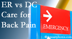 	Shoreline Medical Services/ Hutter Chiropractic Office invites Groton back pain patients to the clinic instead of the emergency room for pain meds whenever possible.