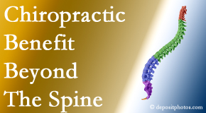 Shoreline Medical Services/ Hutter Chiropractic Office chiropractic care benefits more than the spine particularly when the thoracic spine is treated!