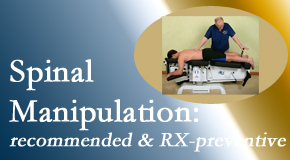 Shoreline Medical Services/ Hutter Chiropractic Office provides recommended spinal manipulation which may help reduce the need for benzodiazepines.