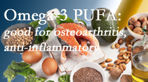 Shoreline Medical Services/ Hutter Chiropractic Office treats pain – back pain, neck pain, extremity pain – often affiliated with the degenerative processes associated with osteoarthritis for which fatty oils – omega 3 PUFAs – help. 