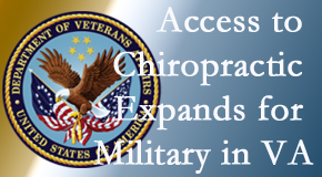 Groton chiropractic care helps relieve spine pain and back pain for many locals, and its availability for veterans and military personnel increases in the VA to help more. 