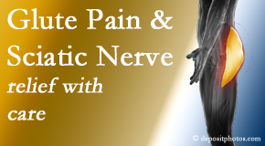 Shoreline Medical Services/ Hutter Chiropractic Office understands the anatomy of pain in the gluteal (butt/hip) area and has relieving treatment.