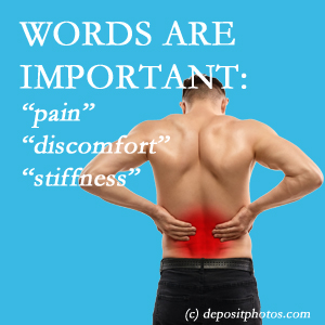 Your Groton chiropractor listens to every word used to describe the back pain experience to develop the proper, relieving treatment plan.