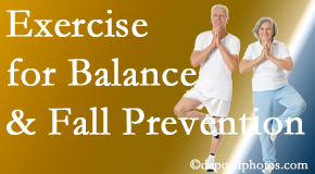 Groton chiropractic care of balance for fall prevention involves stabilizing and proprioceptive exercise. 