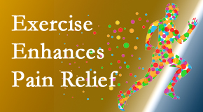 Groton exercise is an important part of the chiropractic treatment plan.