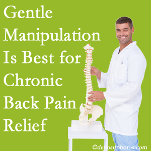 Gentle Groton chiropractic treatment of chronic low back pain is superior. 