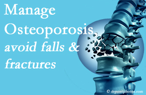Shoreline Medical Services/ Hutter Chiropractic Office shares information on the benefit of managing osteoporosis to avoid falls and fractures as well tips on how to do that.