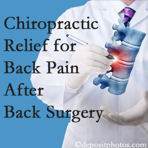 Shoreline Medical Services/ Hutter Chiropractic Office offers back pain relief to patients who have already undergone back surgery and still have pain.