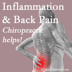 The Groton chiropractic care offers back pain-relieving treatment that is shown to reduce related inflammation as well.
