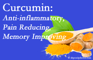 Groton chiropractic nutrition integration is important, especially when curcumin is shown to be an anti-inflammatory benefit.