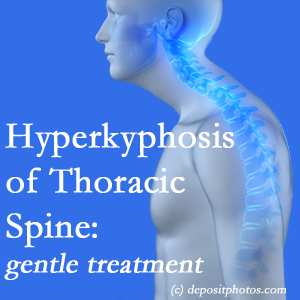 1 The Groton chiropractic care of hyperkyphotic curves in the [thoracic spine in older people responds nicely to gentle chiropractic distraction care.
