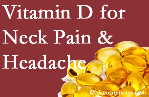 Groton neck pain and headache may benefit from vitamin D deficiency adjustment.
