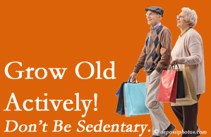 Shoreline Medical Services/ Hutter Chiropractic Office shares research touting the benefits of exercising twice a day – 30 minutes each time – instead of once a day (60 minutes) for older adults. 